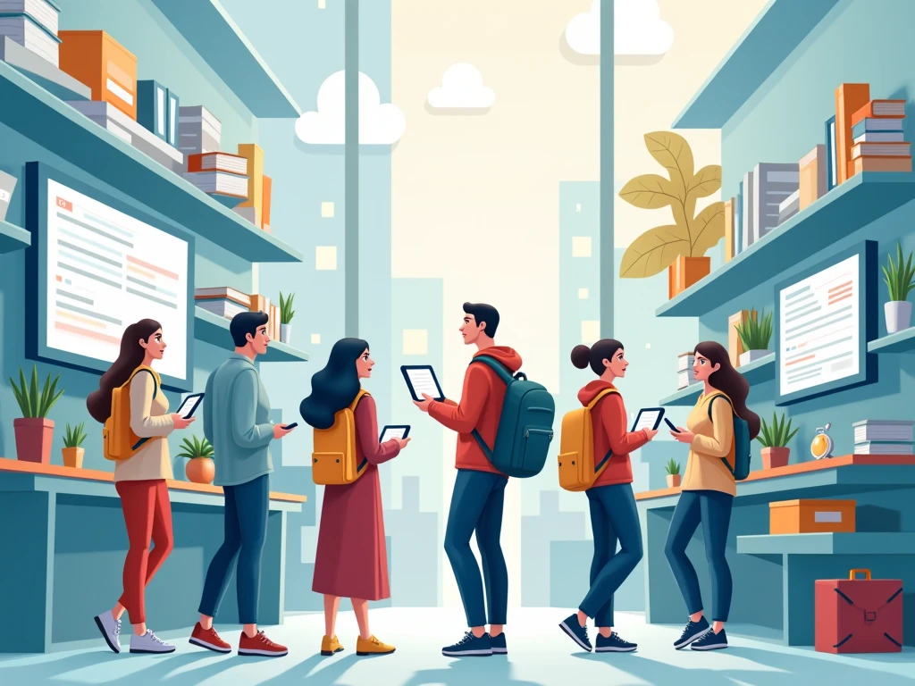 Expert language instructor teaching adult students